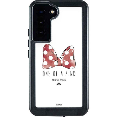 Disney Minnie Mouse One Of A Kind Bow Galaxy S24 Plus Waterproof Case